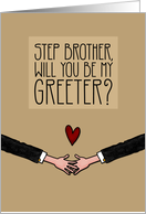 Step Brother - Will you be my Greeter? - from Gay Couple card