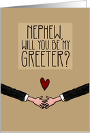 Nephew - Will you be my Greeter? - from Gay Couple card