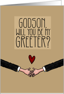 Godson - Will you be my Greeter? - from Gay Couple card