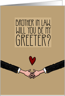 Brother in Law - Will you be my Greeter? - from Gay Couple card