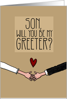 Son - Will you be my Greeter? card