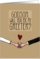 Godson - Will you be my Greeter? card