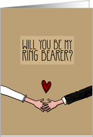 Will you be my Ring Bearer? card