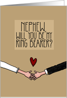 Nephew - Will you be my Ring Bearer? card