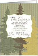 Congratulations Graduate - Forest Encouragement for Him card