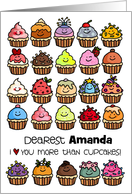 Birthday Cupcakes - customize for any name card