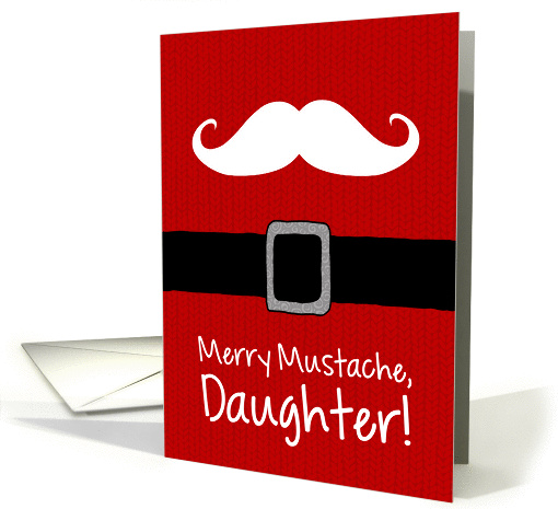 Merry Mustache - Daughter card (1175286)