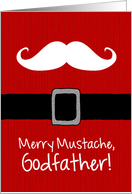 Merry Mustache - Goddfather card