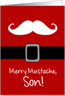 Merry Mustache - Son card