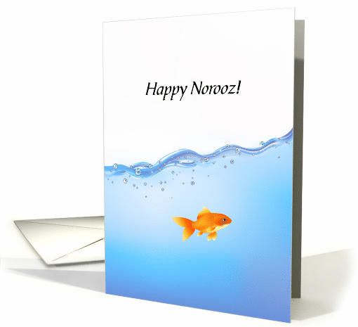 Goldfish in Water - Happy Norooz card (1239878)