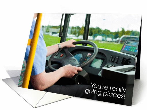 New Bus Driver Congratulations card (1241842)