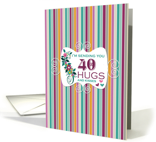 40 Hugs - Happy Birthday card (1269850)