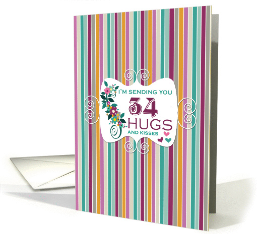 34 Hugs - Happy Birthday card (1269862)