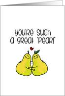 Great Pear - Congratulations Newlywed couple card