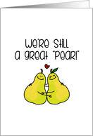 Great Pear - Wedding Anniversary card