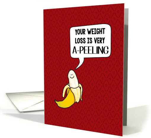 Weight Loss A-Peeling - Encouragement for Child with Diabetes card