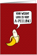 Weight Loss A-Peeling - Encouragement for Child with Diabetes card