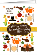 Birth Mother - Thanksgiving Icons card