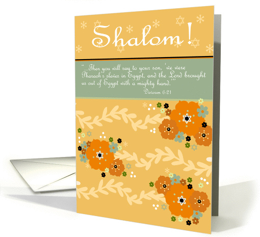 Shalom at Pesach card (162473)