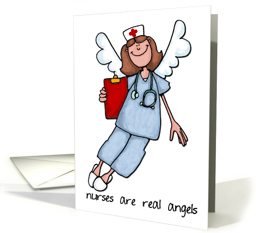 Nurses Day Real Angels card (163662)