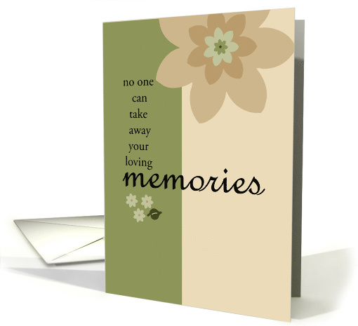 Sympathy Loving Memories card (164886)