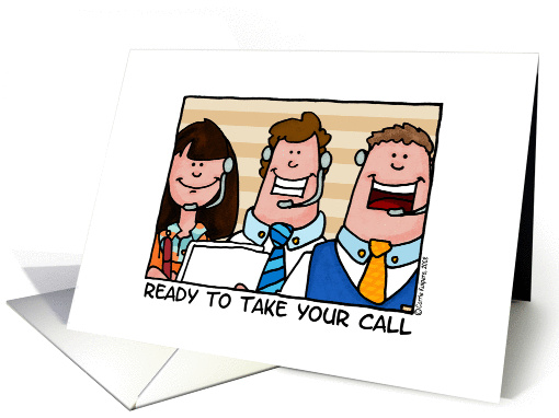 business - ready to take your call card (184475)