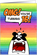 OMG! you’re turning 16! card