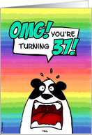 OMG! you’re turning 37! card