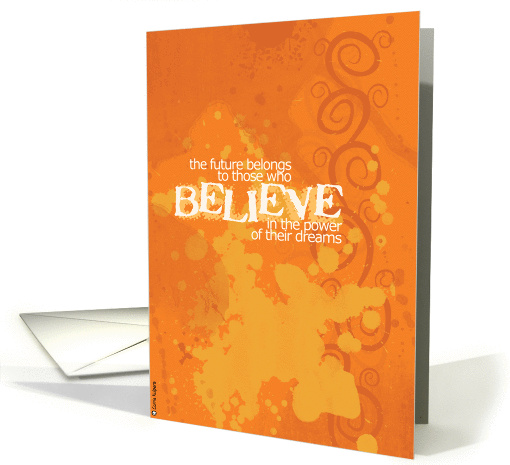 believe in dreams card (213727)