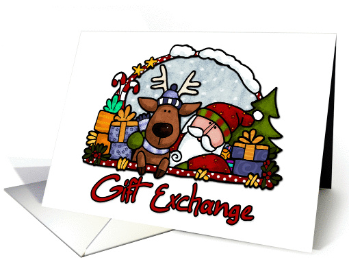 invitation - Gift exchange card (256817)