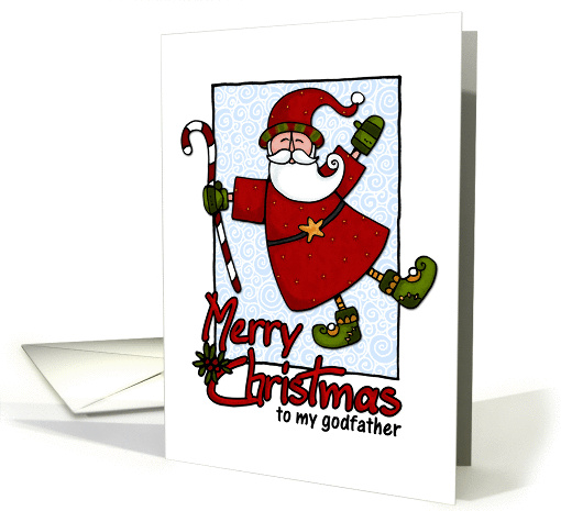 Merry Christmas to my godfather card (257379)