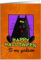 happy halloween - godson card