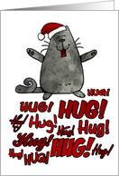 12 Christmas hugs card