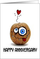 Happy Anniversary - still nuts about you card