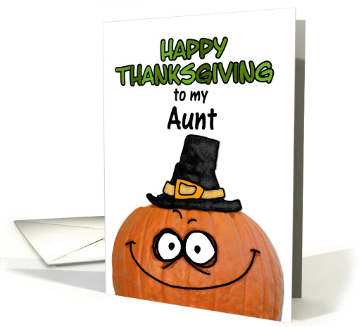 happy thanksgiving to my aunt card (289778)