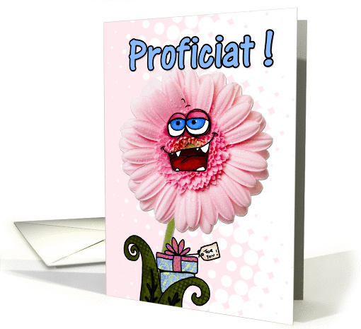 happy birthday flower - dutch card (297885)