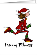 merry fitness - woman card