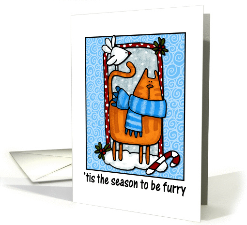 'tis the season to be furry card (302882)