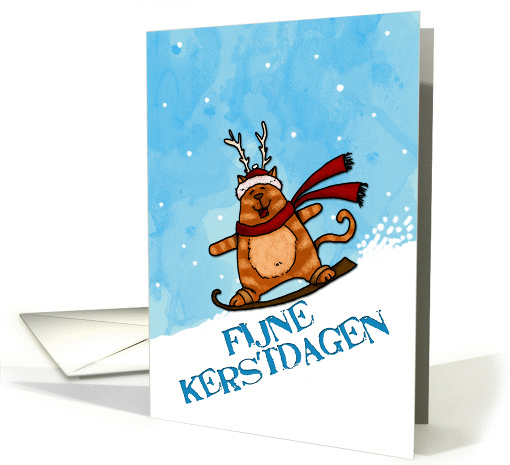 fijne kerstdagen - Dutch card (303000)