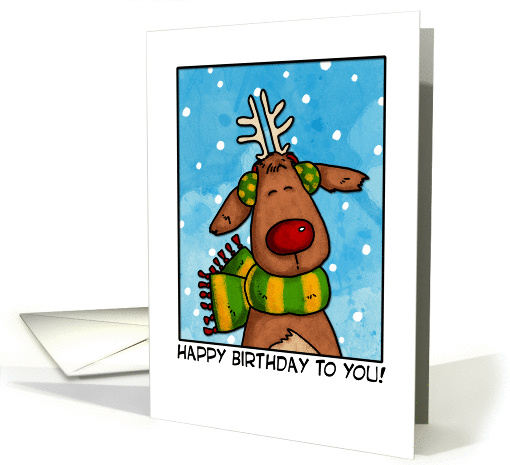 christmas birthday card (305055)