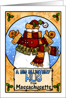 a big blustery hug from Massachusetts card