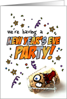 new year’s eve party invitation card