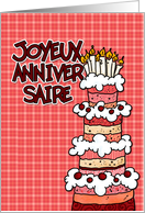 Joyeux Anniversaire card