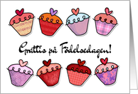 Grattis p fdelsedagen - Swedish birthday card