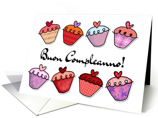 Buon Compleanno - Italian birthday card (380335)