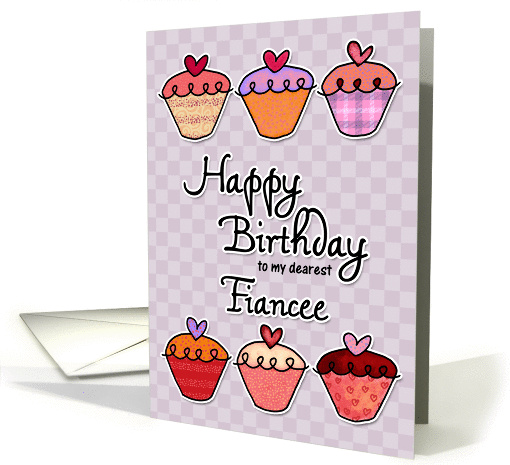 Happy Birthday to my dearest fiancee card (382965)