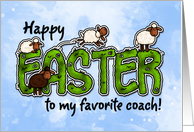 Happy Easter to my favorite coach card