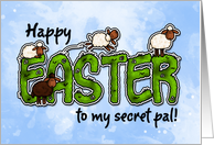 Happy Easter to my secret pal card