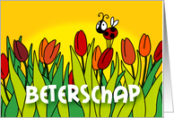 Beterschap card