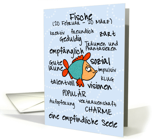 Tierkreiszeichen - Fische card (394690)